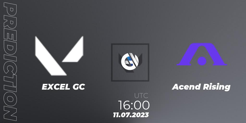 EXCEL GC - Acend Rising: прогноз. 11.07.2023 at 16:10, VALORANT, VCT 2023: Game Changers EMEA Series 2 - Group Stage