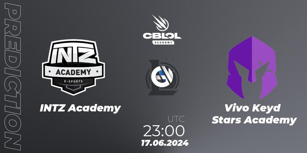 INTZ Academy - Vivo Keyd Stars Academy: прогноз. 24.06.2024 at 23:00, LoL, CBLOL Academy 2024