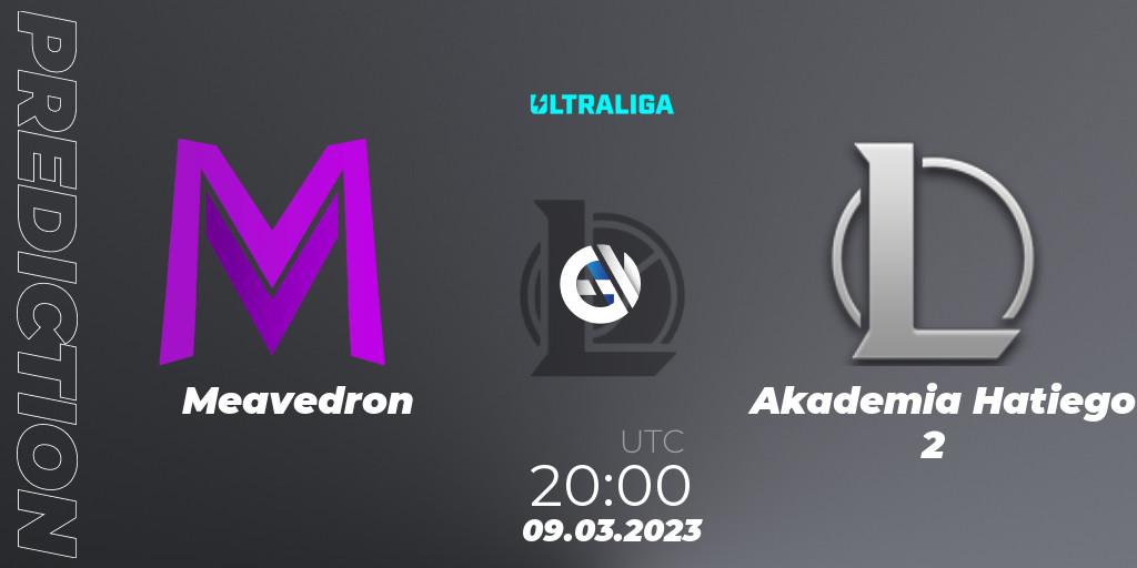 Meavedron - Akademia Hatiego 2: прогноз. 09.03.23, LoL, Ultraliga 2nd Division Season 6