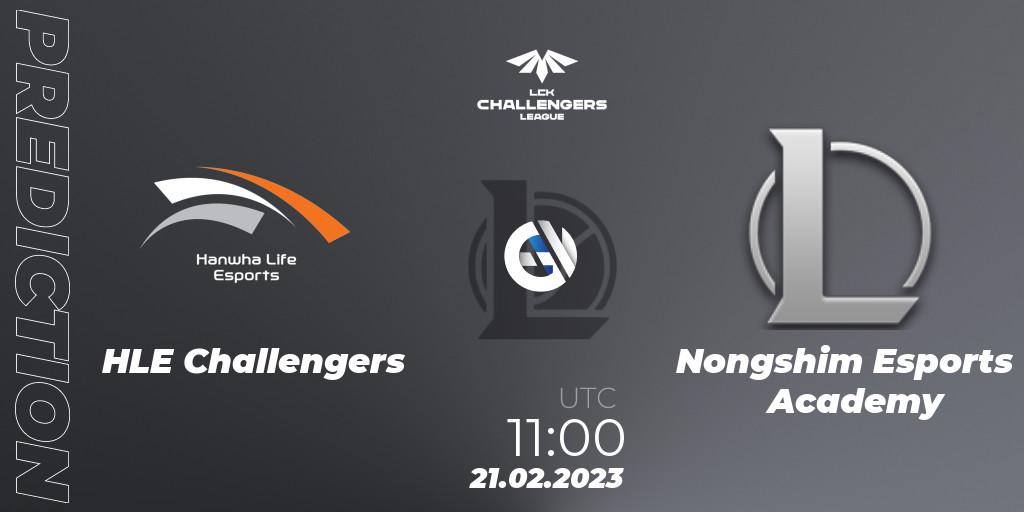 Hanwha Life Challengers - Nongshim Esports Academy: прогноз. 21.02.2023 at 11:00, LoL, LCK Challengers League 2023 Spring