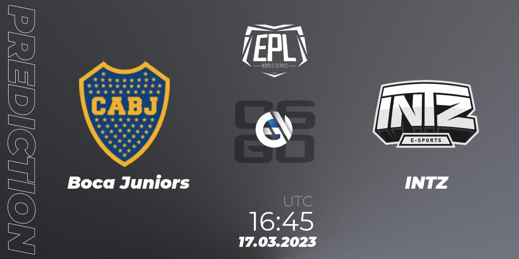 Boca Juniors - INTZ: прогноз. 17.03.23, CS2 (CS:GO), EPL World Series: Americas Season 3
