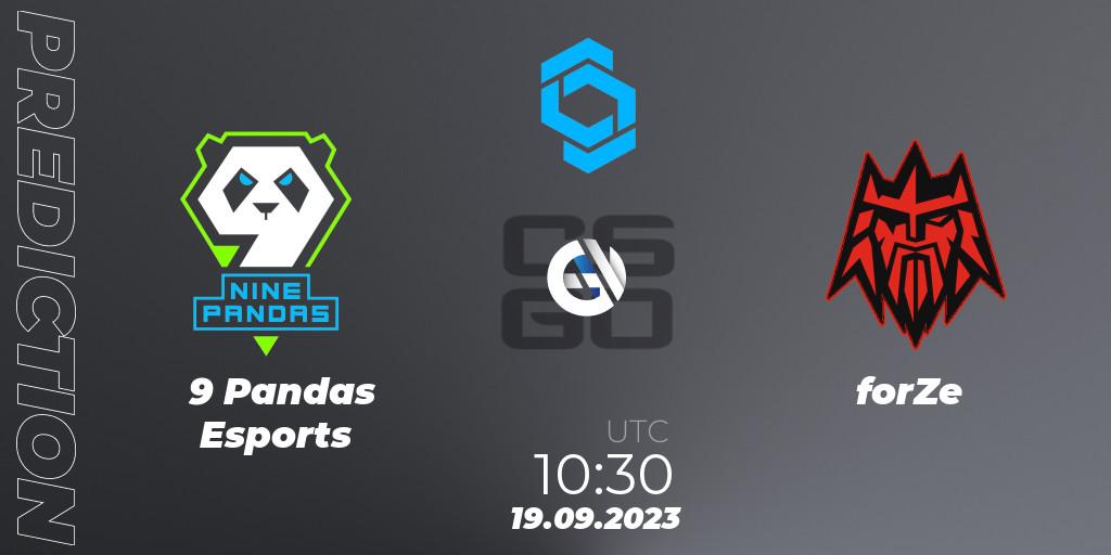 9 Pandas Esports - forZe: прогноз. 19.09.23, CS2 (CS:GO), CCT East Europe Series #2