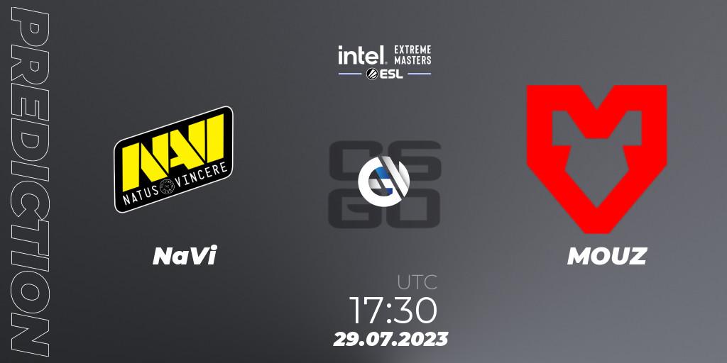 NaVi - MOUZ: прогноз. 29.07.2023 at 18:50, Counter-Strike (CS2), IEM Cologne 2023