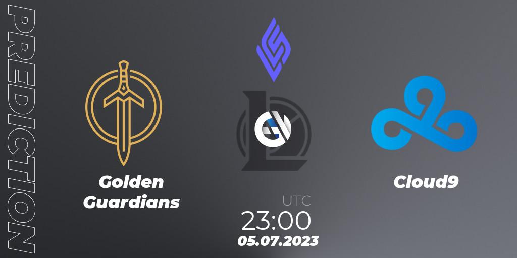 Golden Guardians - Cloud9: прогноз. 06.07.2023 at 00:00, LoL, LCS Summer 2023 - Group Stage