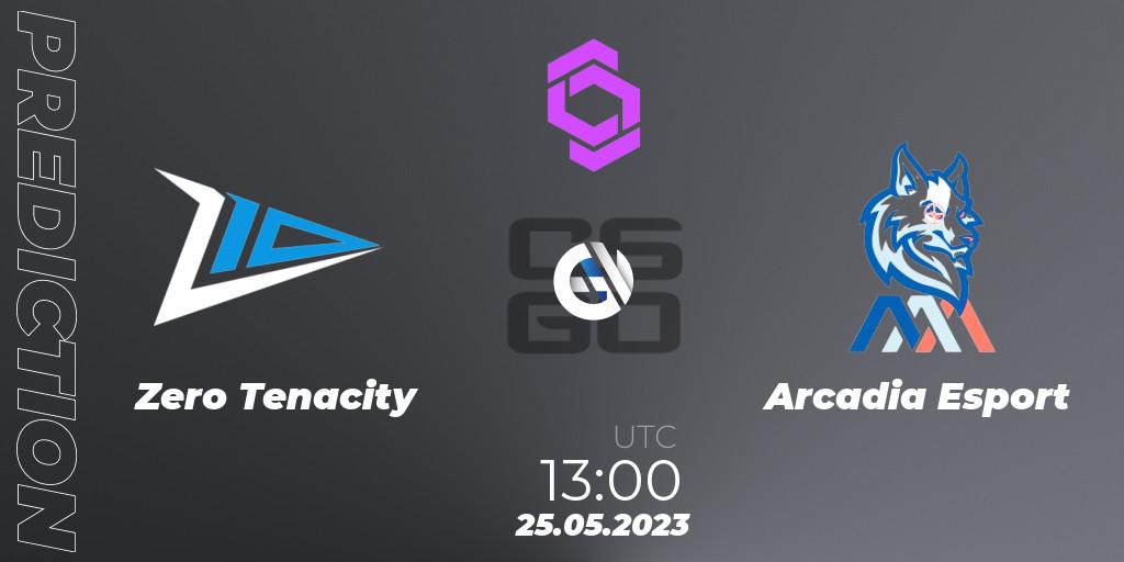 Zero Tenacity - Arcadia Esport: прогноз. 25.05.2023 at 13:00, Counter-Strike (CS2), CCT West Europe Series 4