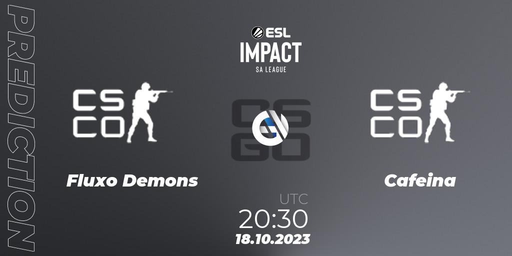 Fluxo Demons - Cafeina: прогноз. 18.10.2023 at 20:30, Counter-Strike (CS2), ESL Impact League Season 4: South American Division
