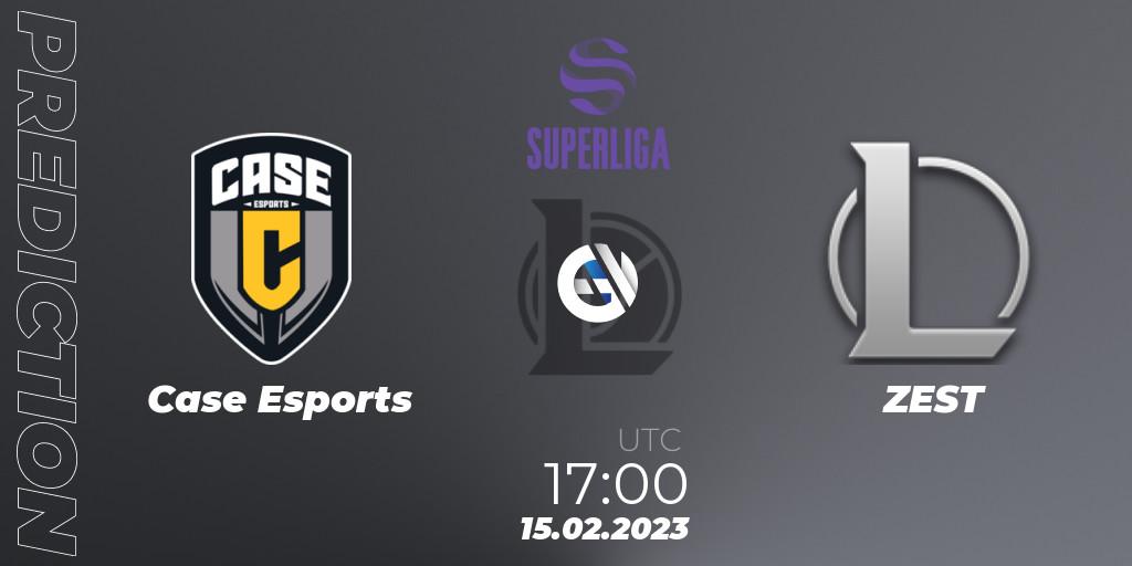 Case Esports - ZEST: прогноз. 15.02.2023 at 17:00, LoL, LVP Superliga 2nd Division Spring 2023 - Group Stage