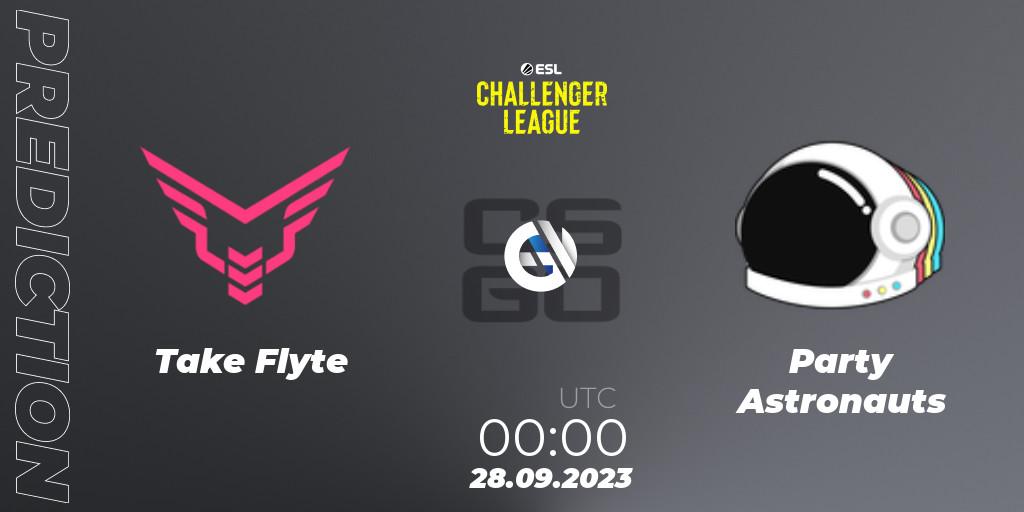 Take Flyte - Party Astronauts: прогноз. 14.11.2023 at 01:00, Counter-Strike (CS2), ESL Challenger League Season 46: North America