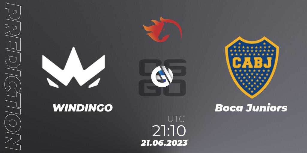 WINDINGO - Boca Juniors: прогноз. 21.06.2023 at 21:10, Counter-Strike (CS2), FiReLEAGUE Argentina 2023