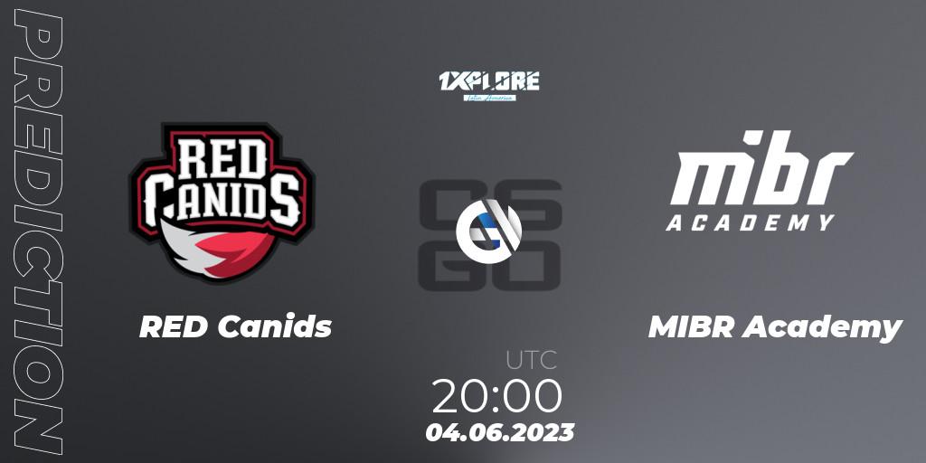 RED Canids - MIBR Academy: прогноз. 04.06.23, CS2 (CS:GO), 1XPLORE Latin America Cup 1