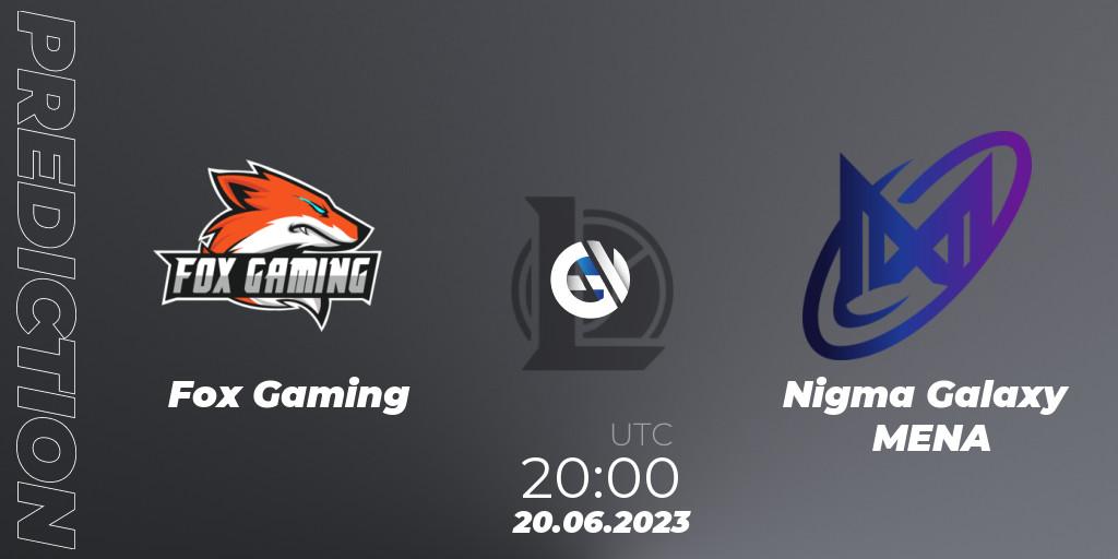 Fox Gaming - Nigma Galaxy MENA: прогноз. 20.06.2023 at 20:00, LoL, Arabian League Summer 2023 - Group Stage