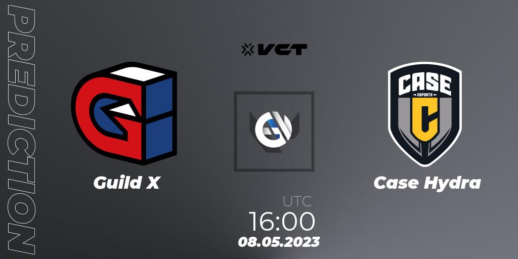 Guild X - Case Hydra: прогноз. 08.05.2023 at 16:00, VALORANT, VCT Game Changers EMEA 2023 Group B