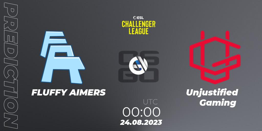 FLUFFY AIMERS - Unjustified Gaming: прогноз. 24.08.2023 at 00:00, Counter-Strike (CS2), ESL Challenger League Season 46: North America