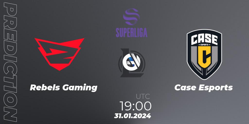 Rebels Gaming - Case Esports: прогноз. 31.01.2024 at 19:00, LoL, Superliga Spring 2024 - Group Stage