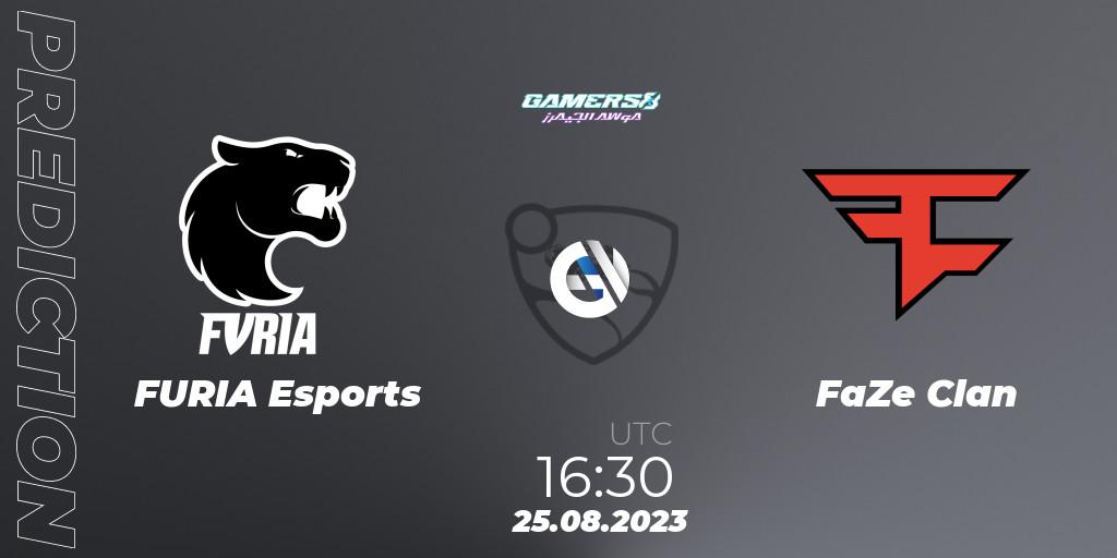 FURIA Esports - FaZe Clan: прогноз. 25.08.2023 at 16:30, Rocket League, Gamers8 2023
