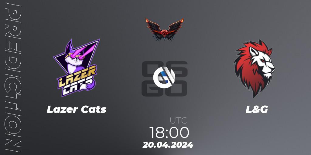 Lazer Cats - L&G: прогноз. 20.04.2024 at 18:00, Counter-Strike (CS2), Dragon Esports Club Cup