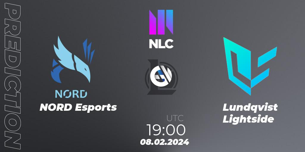 NORD Esports - Lundqvist Lightside: прогноз. 08.02.2024 at 19:00, LoL, NLC 1st Division Spring 2024