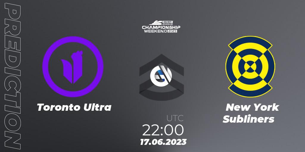 Toronto Ultra - New York Subliners: прогноз. 17.06.2023 at 22:20, Call of Duty, Call of Duty League Championship 2023