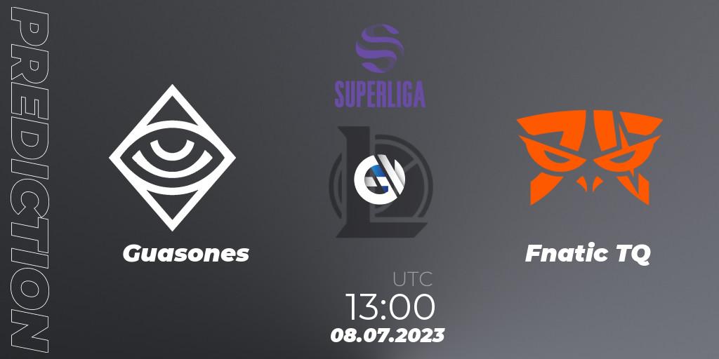 Guasones - Fnatic TQ: прогноз. 08.07.2023 at 14:00, LoL, Superliga Summer 2023 - Group Stage