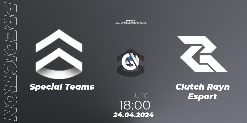 Special Teams - Clutch Rayn Esport: прогноз. 24.04.2024 at 18:00, Call of Duty, Call of Duty Challengers 2024 - Elite 2: EU