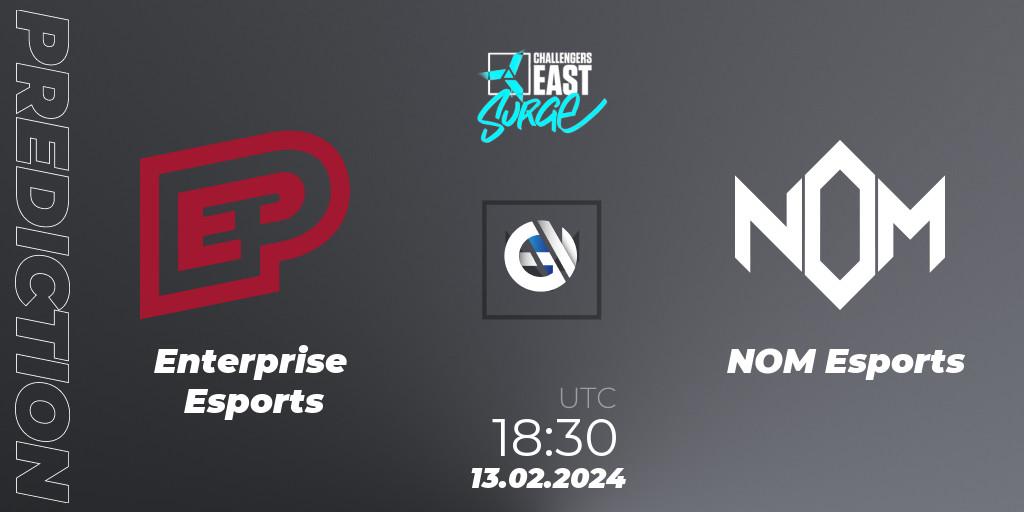 Enterprise Esports - NOM Esports: прогноз. 13.02.24, VALORANT, VALORANT Challengers 2024 East: Surge Split 1