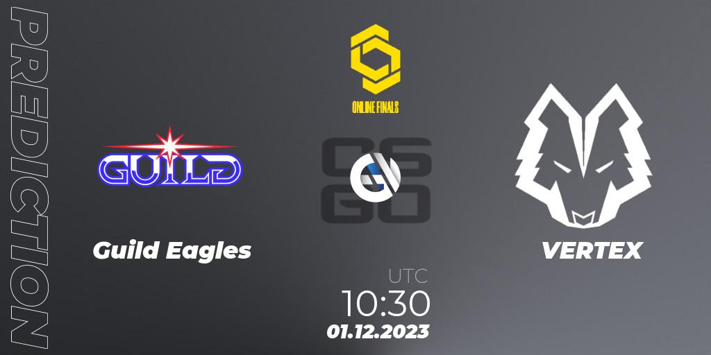 Guild Eagles - VERTEX: прогноз. 01.12.23, CS2 (CS:GO), CCT Online Finals #5