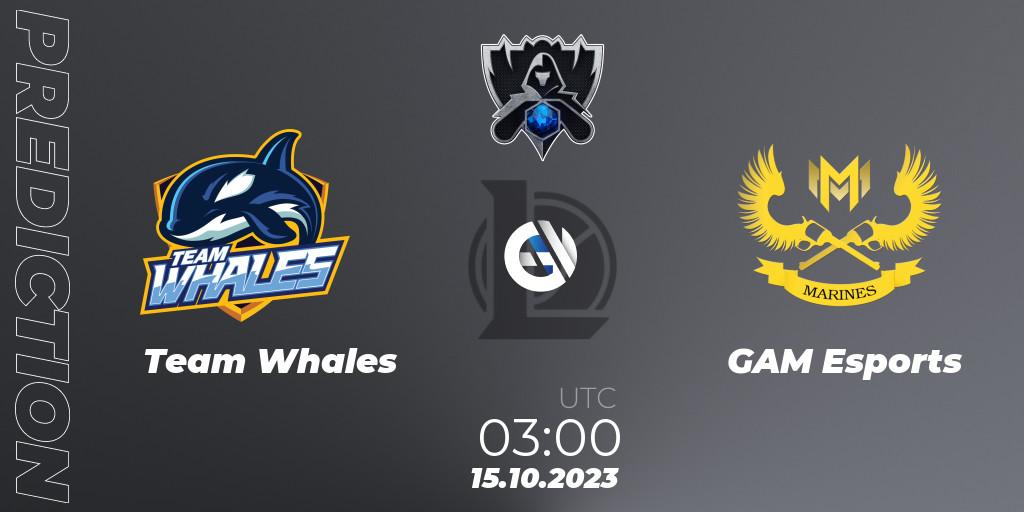 Team Whales - GAM Esports: прогноз. 15.10.23, LoL, Worlds 2023 LoL - Play-In