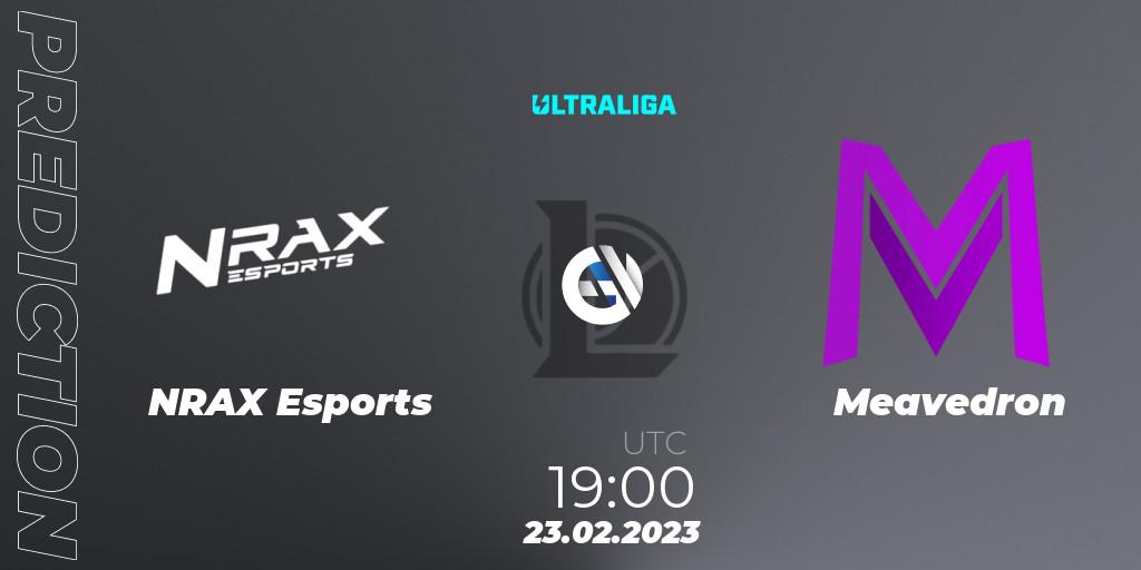NRAX Esports - Meavedron: прогноз. 23.02.2023 at 19:00, LoL, Ultraliga 2nd Division Season 6
