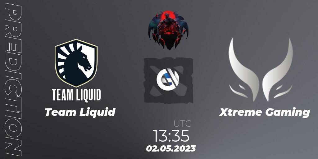 Team Liquid - Xtreme Gaming: прогноз. 02.05.2023 at 13:35, Dota 2, The Berlin Major 2023 ESL
