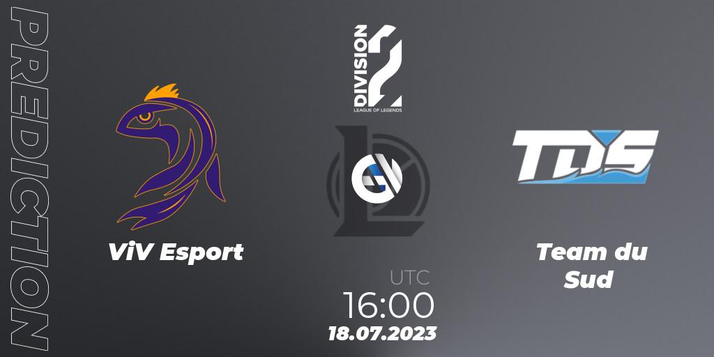 ViV Esport - Team du Sud: прогноз. 18.07.2023 at 16:00, LoL, LFL Division 2 Summer 2023 - Group Stage