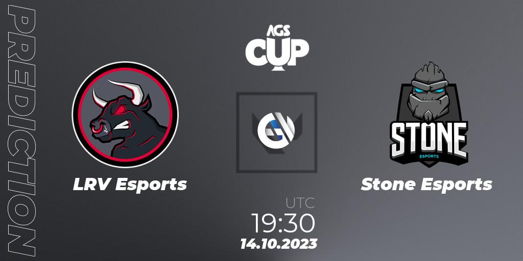 LRV Esports - Stone Esports: прогноз. 14.10.2023 at 19:30, VALORANT, Argentina Game Show Cup 2023
