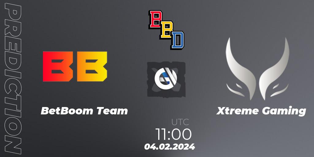BetBoom Team - Xtreme Gaming: прогноз. 04.02.24, Dota 2, BetBoom Dacha Dubai 2024