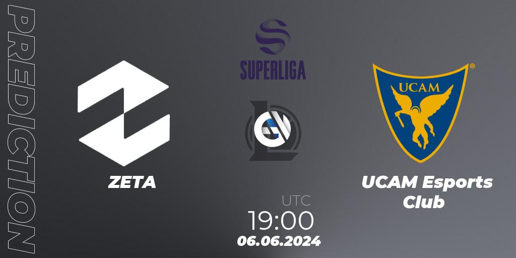 ZETA - UCAM Esports Club: прогноз. 06.06.2024 at 19:00, LoL, LVP Superliga Summer 2024
