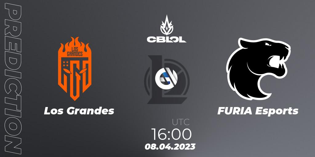 Los Grandes - FURIA Esports: прогноз. 08.04.2023 at 16:00, LoL, CBLOL Split 1 2023 - Playoffs