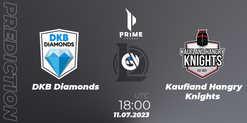 DKB Diamonds - Kaufland Hangry Knights: прогноз. 11.07.23, LoL, Prime League 2nd Division Summer 2023