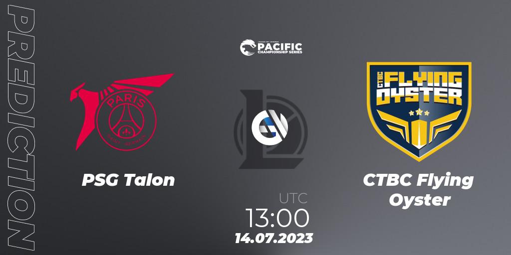 PSG Talon - CTBC Flying Oyster: прогноз. 14.07.2023 at 13:00, LoL, PACIFIC Championship series Group Stage