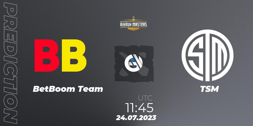 BetBoom Team - TSM: прогноз. 24.07.23, Dota 2, Riyadh Masters 2023 - Group Stage