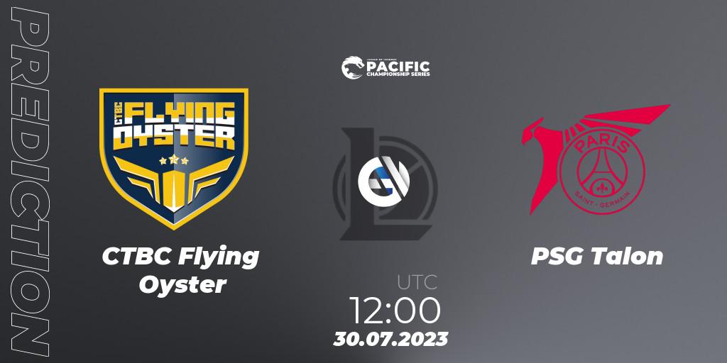 CTBC Flying Oyster - PSG Talon: прогноз. 30.07.2023 at 12:20, LoL, PACIFIC Championship series Group Stage