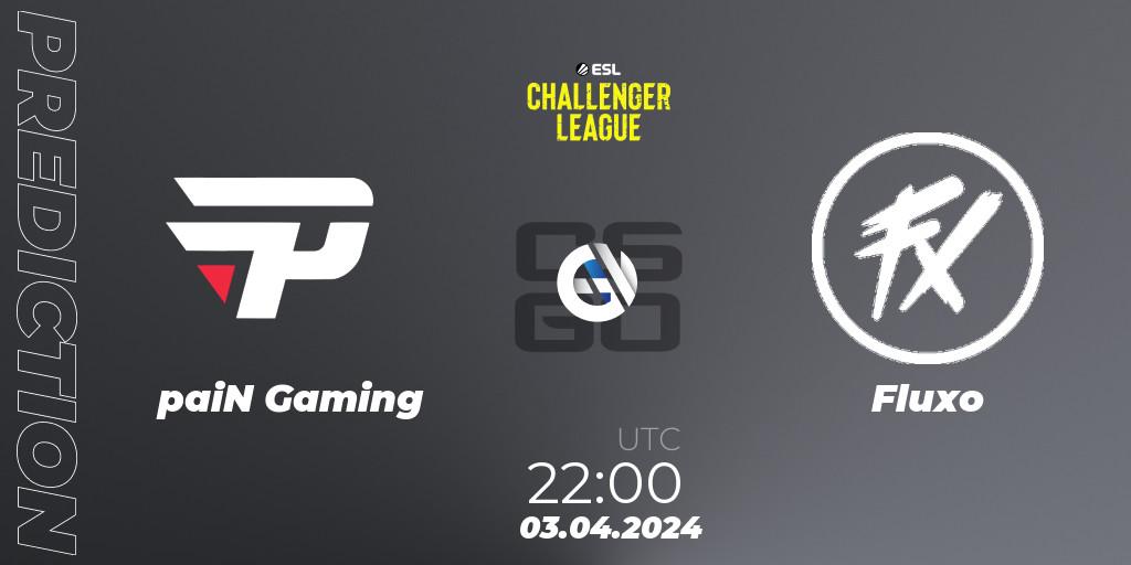 paiN Gaming - Fluxo: прогноз. 10.05.2024 at 00:00, Counter-Strike (CS2), ESL Challenger League Season 47: South America
