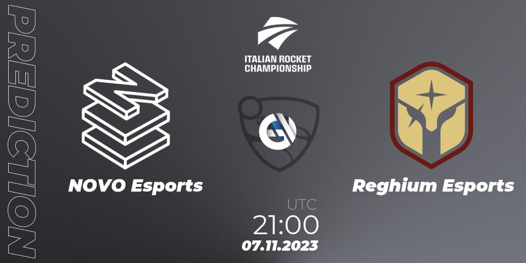 NOVO Esports - Reghium Esports: прогноз. 07.11.2023 at 21:00, Rocket League, Italian Rocket Championship Season 11Serie A Relegation