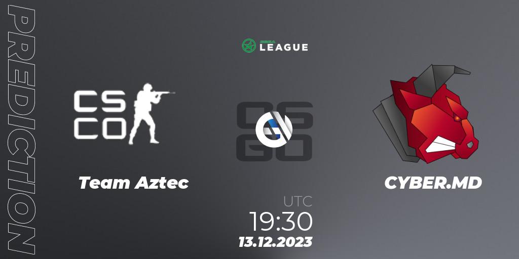 Team Aztec - CYBER.MD: прогноз. 13.12.2023 at 19:30, Counter-Strike (CS2), ESEA Season 47: Open Division - Europe