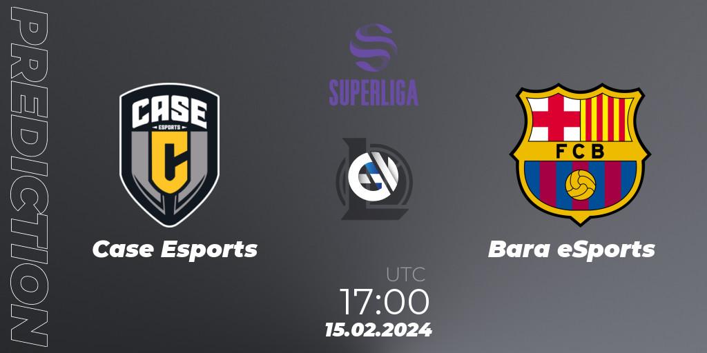 Case Esports - Barça eSports: прогноз. 15.02.2024 at 17:00, LoL, Superliga Spring 2024 - Group Stage