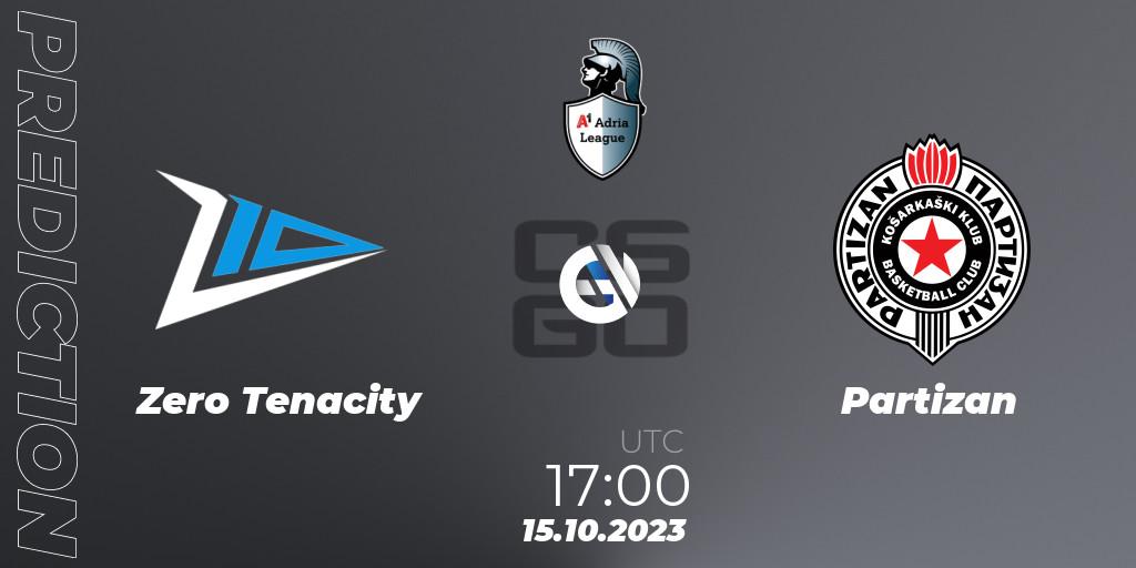 Zero Tenacity - Partizan: прогноз. 15.10.23, CS2 (CS:GO), A1 Adria League Season 12