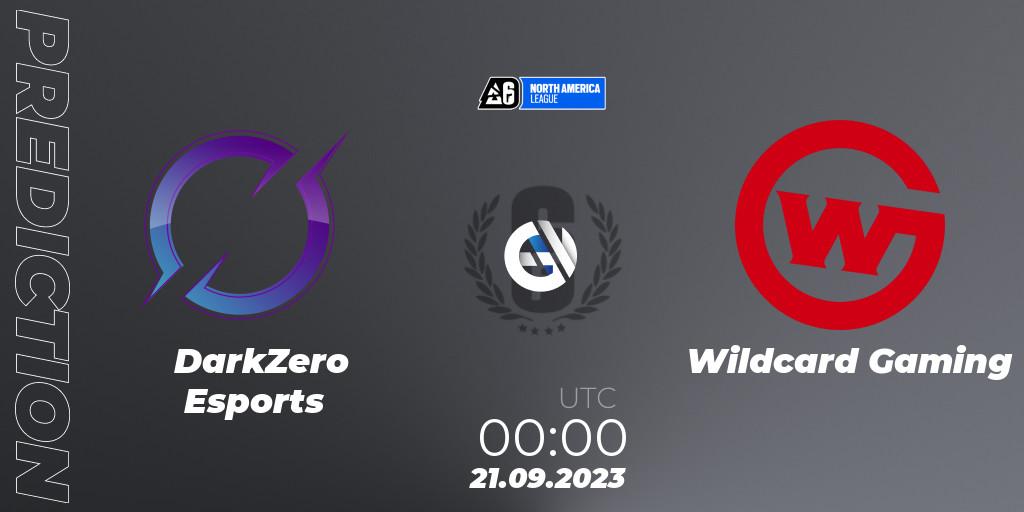 DarkZero Esports - Wildcard Gaming: прогноз. 21.09.2023 at 01:30, Rainbow Six, North America League 2023 - Stage 2
