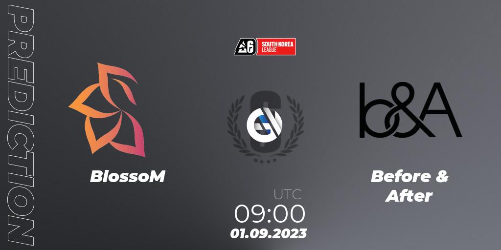 BlossoM - Before & After: прогноз. 01.09.2023 at 09:00, Rainbow Six, South Korea League 2023 - Stage 2