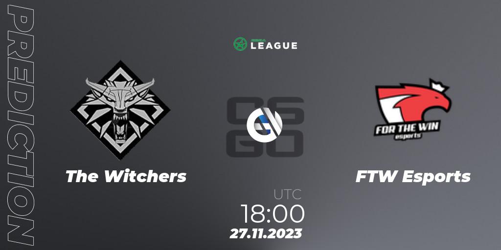 The Witchers - FTW Esports: прогноз. 27.11.2023 at 18:00, Counter-Strike (CS2), ESEA Season 47: Advanced Division - Europe