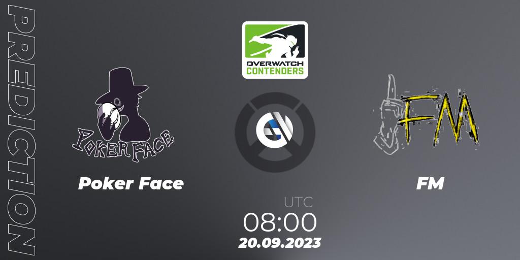 Poker Face - FM: прогноз. 20.09.2023 at 08:00, Overwatch, Overwatch Contenders 2023 Spring Series: Korea - Regular Season
