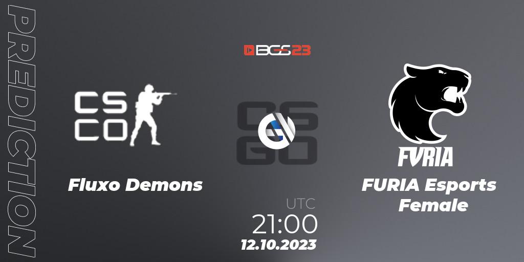 Fluxo Demons - FURIA Esports Female: прогноз. 12.10.2023 at 21:00, Counter-Strike (CS2), BGS Esports 2023 Female