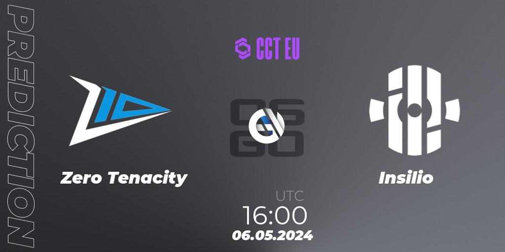 Zero Tenacity - Insilio: прогноз. 06.05.2024 at 16:00, Counter-Strike (CS2), CCT Season 2 Europe Series 2 