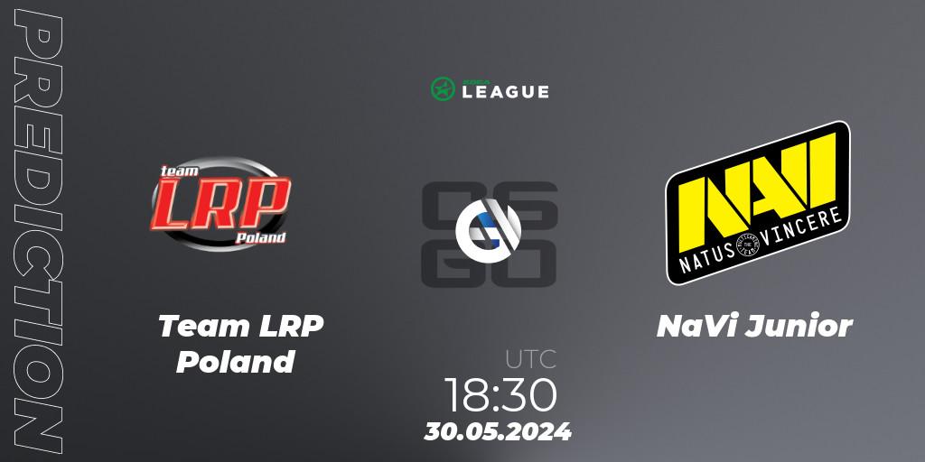 Team LRP Poland - NaVi Junior: прогноз. 30.05.2024 at 18:30, Counter-Strike (CS2), ESEA Season 49: Main Division - Europe